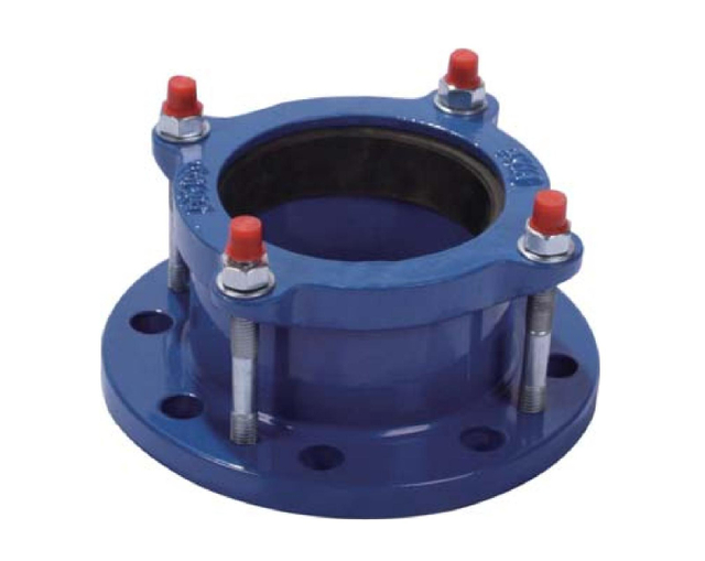 ADAPTATEUR &Agrave; BRIDE D&Eacute;LICATE POUR TUYAU EN FONTE DUCTILE