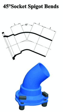 Coudes de douille &agrave; 45&deg;-1