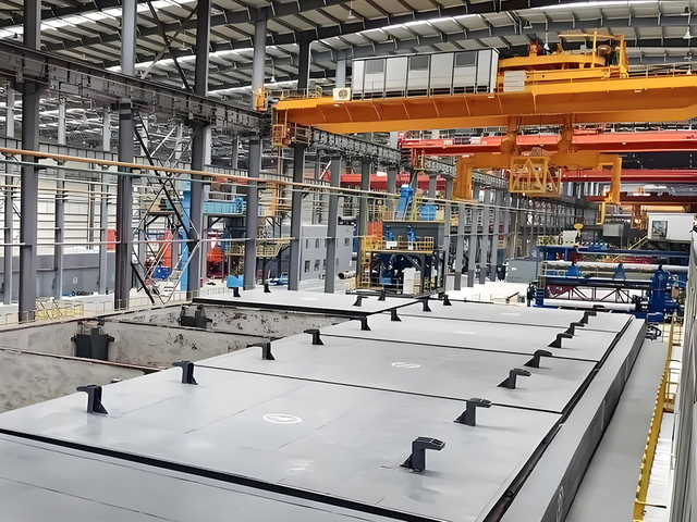 unit&eacute; de peinture de tuyaux en fonte ductile